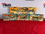 (5) Tamiya 1:50 Scale Model Planes