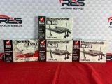 (4) Czech Model 1:48 Scale Model Planes