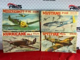 (4) MPC 1:24 Scale Model Planes