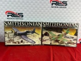 (2) Revell Smithsonian 1:32 Scale Model Plane