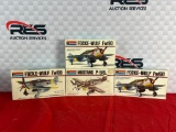 (5) Monogram 1:48 Scale Model Planes