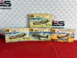 (4) Bachman 1:72 Scale Model Planes