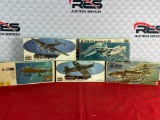 (5) Revell 1:72 Scale Model Planes