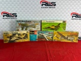 (5) Revell 1:72 Scale Model Planes