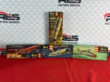 (4) Revell Plastic Models