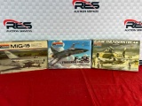 (3) Monogram 1:48 Scale Model Planes