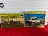 (2) Model Tanks