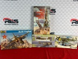 (4) Revell Model Planes