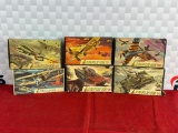 (6) Airfix 1:72 Scale Models