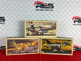 (3) UPC 1:50 Scale Model Planes