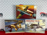 (3) Italeri 1:48 Scale Model Planes