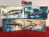 (4) Haegawa 1:48 Scale Model Plans