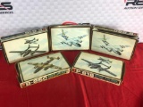 (5) AMT 1:72 Scale Model Planes