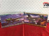 (2) Tamiya 1:48 Scale Model Planes