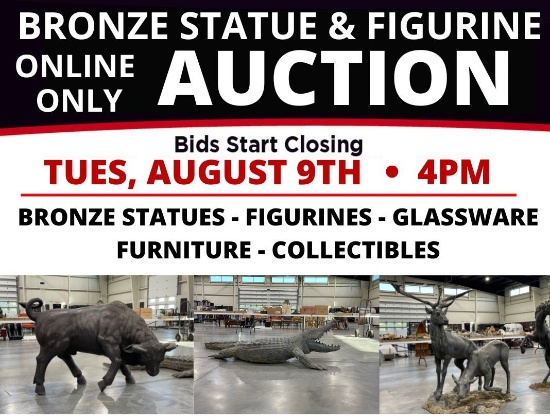 Bronze Statue & Figurine Online Only Auction