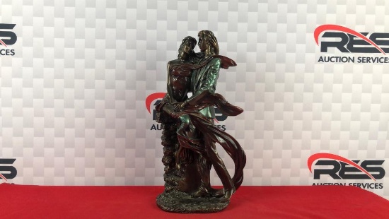 14" Dancing Couple Statue