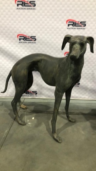 31" Bronze Greyhound Statue