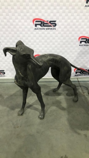 22" Bronze Greyhound Statue