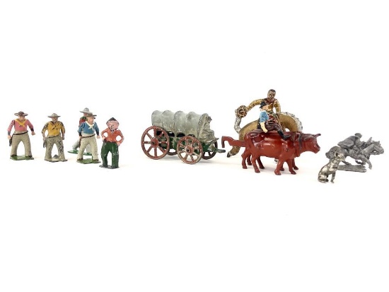 Assorted Diecast Western Figurines