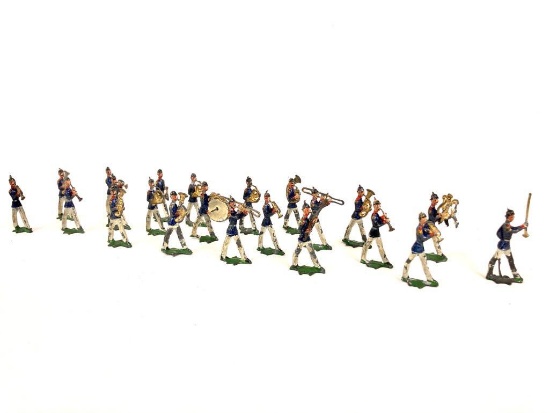 (22) 1.5" Diecast Military Band Figurines