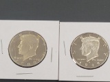 1980 S And 1998 S Kennedy Half Dollar Proof Coins