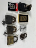 Assorted Locks & Zippo Lighters