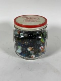 Glass Jar of Marbles