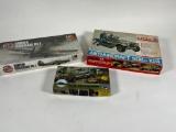 (3) Assorted WWII Model Kits
