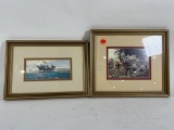 (2) Civil War Framed Pictures