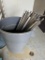 (114) Assorted Stainless Steel Sticks