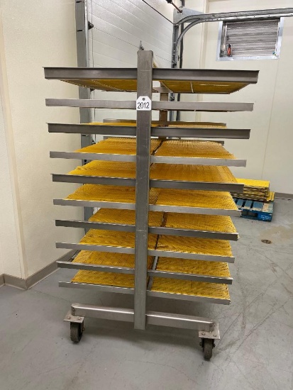 42"x43" Stainless Steel Rolling Oven Truck