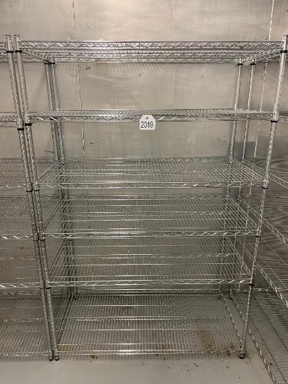 48"x24"x72" 6-Tier Stainless Shelf
