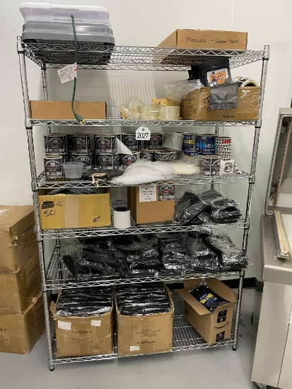 48"x24"x72" Stainless 6-Tier Shelf