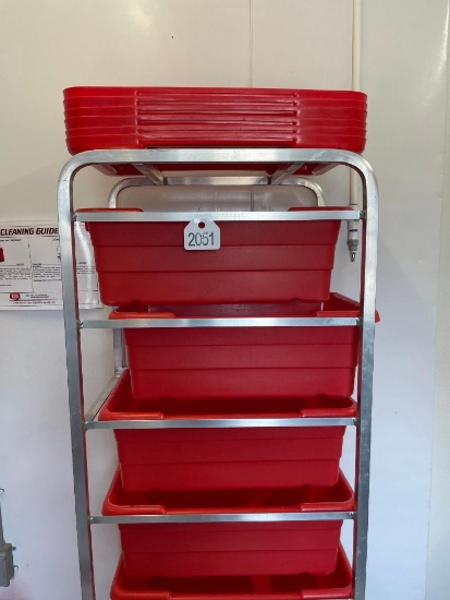 Stainless Lug Rack w/ 6 Lugs & Lids