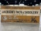 7'x3' Jackson Tack & Saddle Steel Sign
