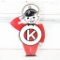 1950's OK Tires Single-Sided Garage Sign Made Of Masonite