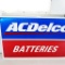 AC Delco Batteries Single-Sided Tin Garage Sign