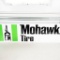 Mohawk Tires Single-Sided Tin Sign With Brave Logo