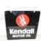 Kendall Motor Oil Double-Sided Tin Sign With Original Hanger