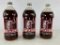 (3) Pist-N-Lube Quart Oil Bottles