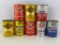 (8) Assorted 1Qt Oil Cans