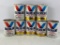 (8) Empty Valvoline 1Qt Oil Cans
