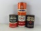 (4) Assorted 1Qt Oil Cans