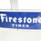 Firestone Tires Single-Sided Porcelain Sign