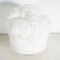 1930s Standard Oil One Piece Milk Glass White Crown Gas Pump Globe