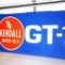 Large Kendall GT-1 Motor Oil Single-Sided Tin Garage Sign