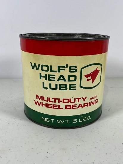 5lbs Wolf's Head Lube Oil Can