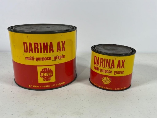1lbs & 5lbs Shell Darina Ax Grease Cans