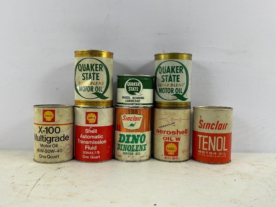 (8) Assorted Oil Cans