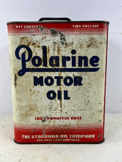 "ABSOLUTE" Polarine Motor Oil Can